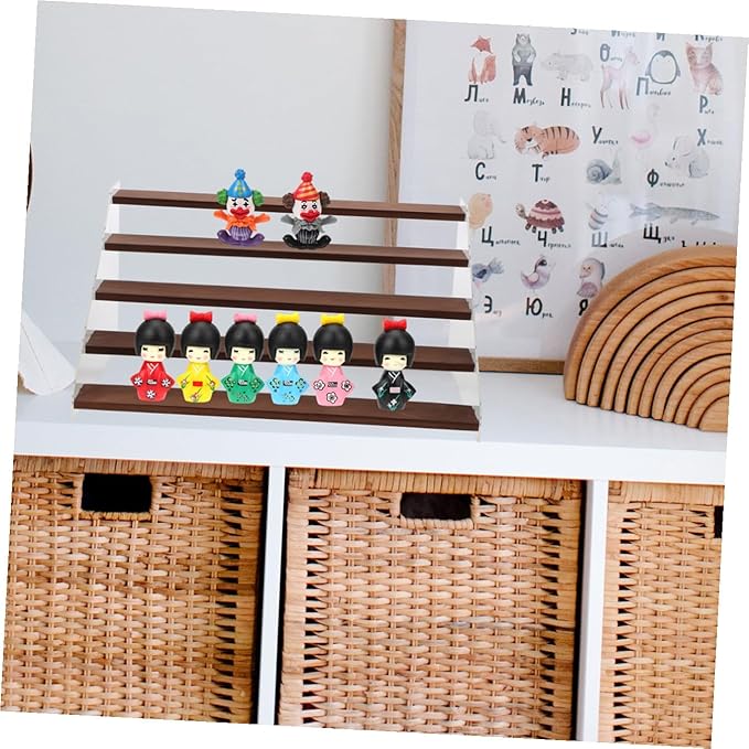 1set Acrylic Riser Display Stand for Figures Perfume Organizer Makeup Holder Chic Desktop Storage for Home and Retail Use