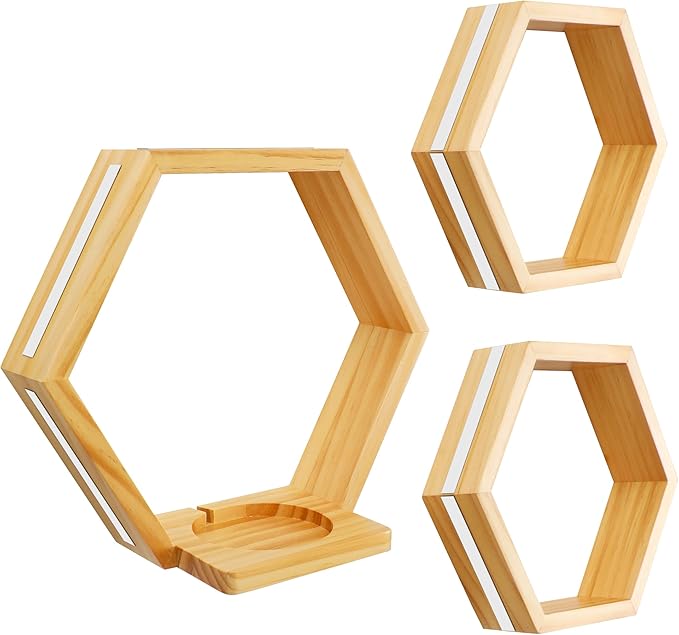 for Tonies Shelf Magnetic – Wooden Tonies Storage Shelf, Tonie Box Shelf with Tonies Holder, Wall Mounted Tonies Organizer for Kids Room (Nature Wood)