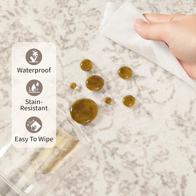 Rugxara Washable Area Rug for Living Room, Bedroom Kitchen(3'x5')