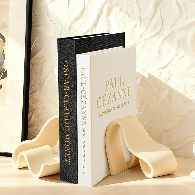 Aesthetic Decorative Books - Fake Books Storage Box for Decoration - Set of 2 Linen Coffee Table Decor - Photo Storage Keepsake Box for Room Bookshelf Decor, Black