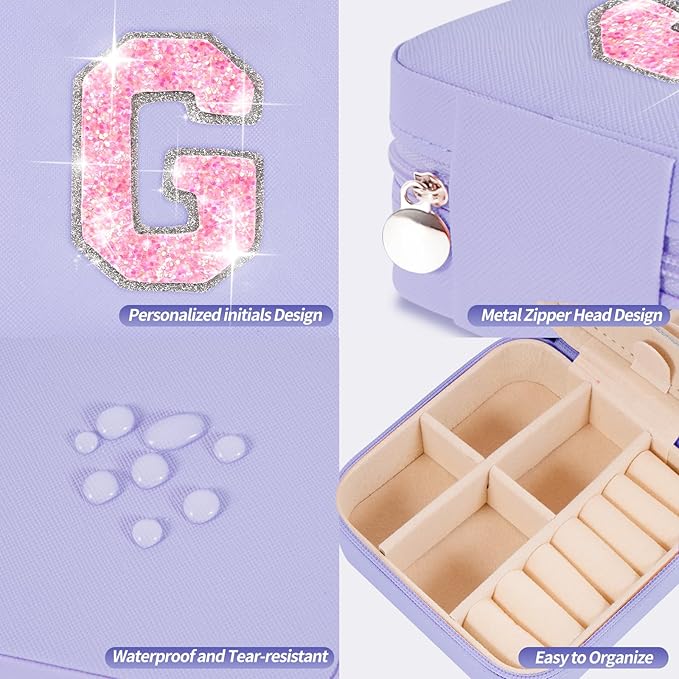 Uygafly Graduation Gifts for Women Teen Her,Fashion Jewelry Case Cute Trendy Stuff Graduation Essentials Accessories | Lavender,G