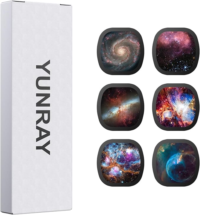 YUNRAY Galaxy Projector Disc – Ultra HD Projector Slide, Compatible with YUNRAY Galaxy Projector Pro and Model SKE-TKQ01 & BL-DQY02 (Pro Version) Projectors – 6 Disc Set
