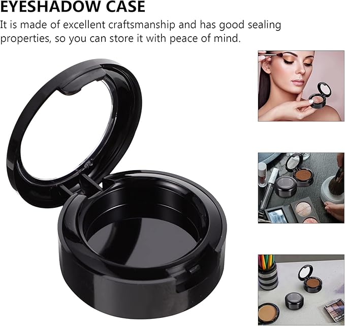 FRCOLOR 8pcs Eyeshadow Case Empty Organizer Versatile Makeup Tool for Travel Home Storage Lightweight Design for Eye Shadow Blush Lip Gloss Compact and Practical Makeup Storage