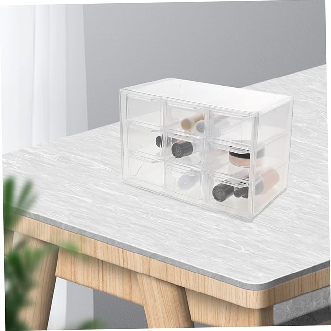 DOITOOL Multi-grid Jewelry Storage Box Photo Makeup Organizer Desk Accessories