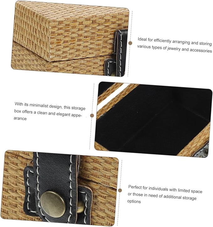 Decorative Wooden Storage Box Lid Small Jewelry Organizer for Cosmetics and Trinkets Rustic Wood Keepsake Container for Home Decor and Giving