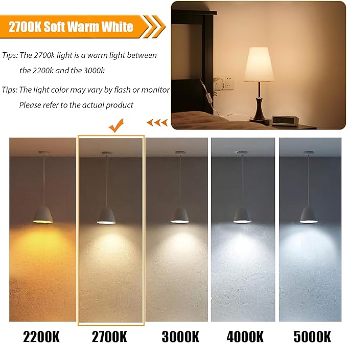 12 Pack Dimmable LED Light Bulbs 40 Watt Equivalent, ST19 Vintage E26 Edison Bulbs, 2700K Soft Warm White 4W LED Bulbs, Antique Filament Decorative Light Bulbs for Light Fixtures