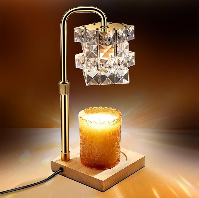 Alpharan Candle Warmer Lamp with Timer - Electric Wax Warmer for Home Desk Decor, Birthday Gifts for Women Mom Men, House Warming Gifts New Home Kitchen Office Dorm