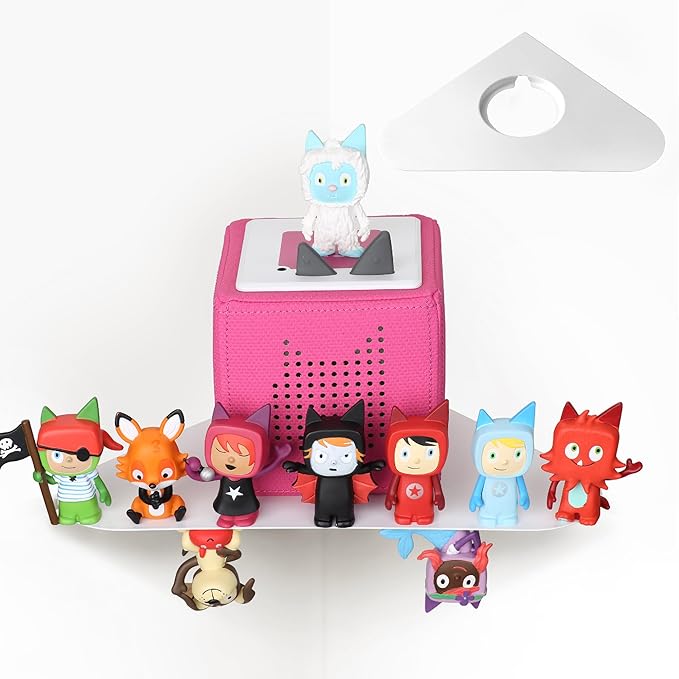 Heart Tonie Storage Display Shelf for TonieBox, Tonie Figure – Fully Magnetic Storage Solution for 30–38 Tonies Characters, Designed for Kid's Room Decorations and Gifts