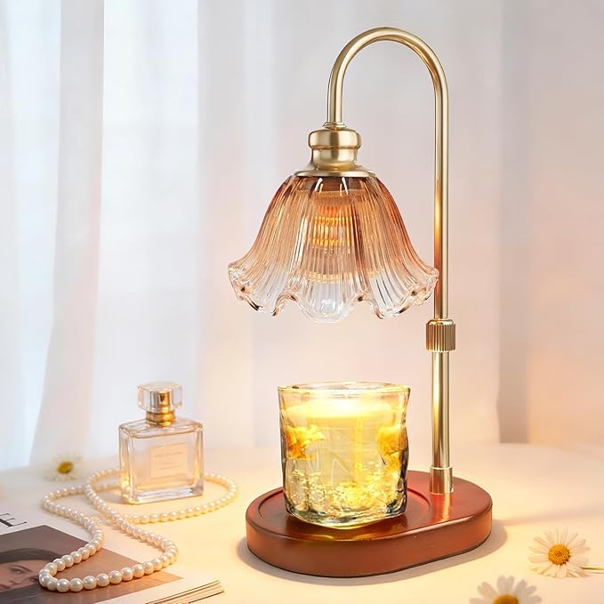 Banbanda Candle Warmer Lamp with Timer: Mothers Day Gifts,Birthday Gifts for Women, House Warming Gifts New Home Decor – Height Adjustable Candle Lamp