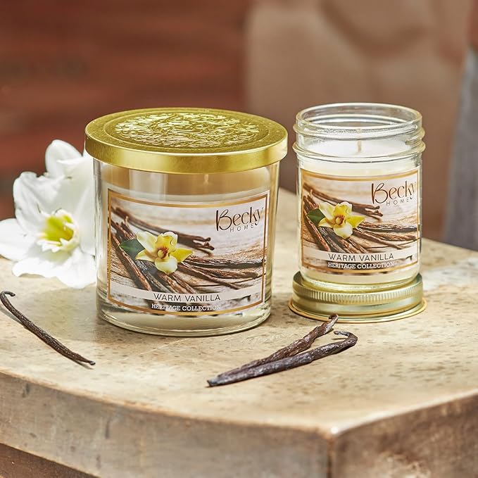 8oz Vanilla Scented Candle, Fall Candles, Vanilla Candle Scent, Aromatherapy Candles, Gifts for Women, Men, Families Friend, Colleague, Birthday, Holiday, Scented Candle for Home Decor
