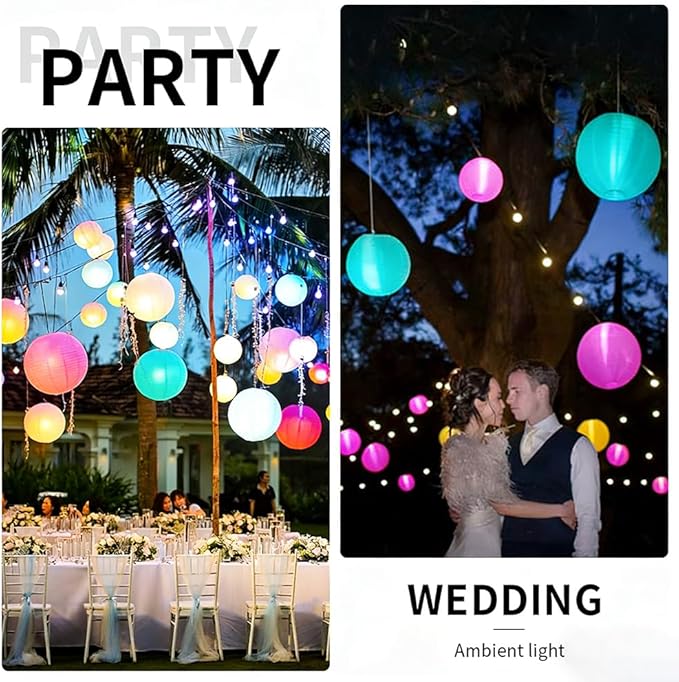 24PCS Mini Led Lights, Led Balloons Light for Paper Lanterns, Easter Eggs, Birthday Party, Wedding, Halloween, Christmas Decoration, Last 36 Hours- Colorful