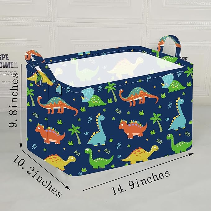 Rectangle Gift Shelf Nursery Storage Basket Laundry Hamper Storage Box and Bins for Home Clothes with Handles