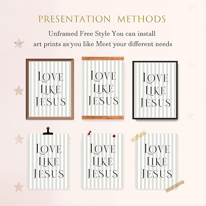 LARTSFRO Coquette Black Bow Jesus Wall Art Decor Posters, Black Bow Room Christian Bedroom Bathroom Wall Art Decor Aesthetic for Teen Girls College Gifts, Inspirational Bible Verses Bow Wall Decor, 12x16 Inch Set of 4 Bow Pictures(UNFRAMED)