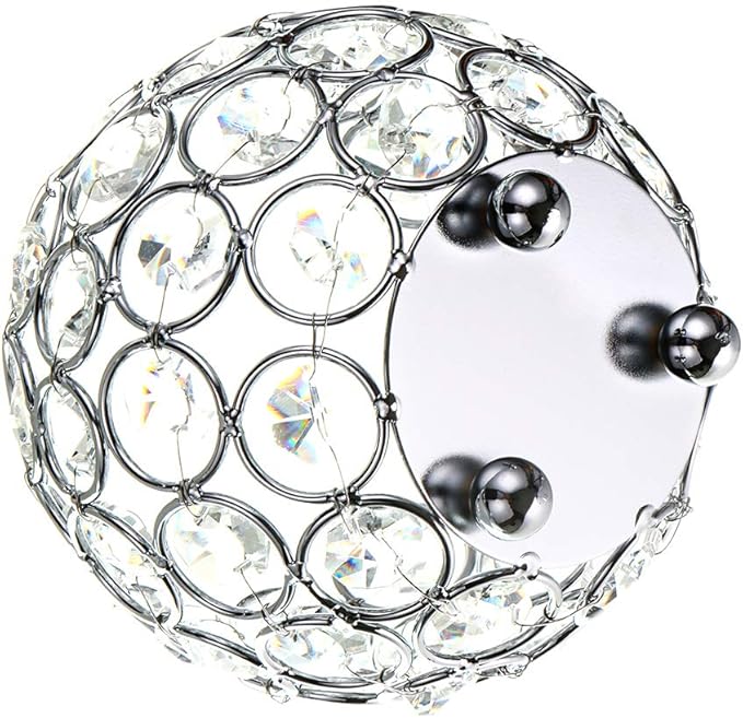 OwnMy 10cm Crystal Bowl Votive Candleholder Sparkly Tea Light Candle Holders Candle Lanterns Decorative Candelabra Vase for Christmas New Year Wedding Table Centerpieces (Silver Tone)