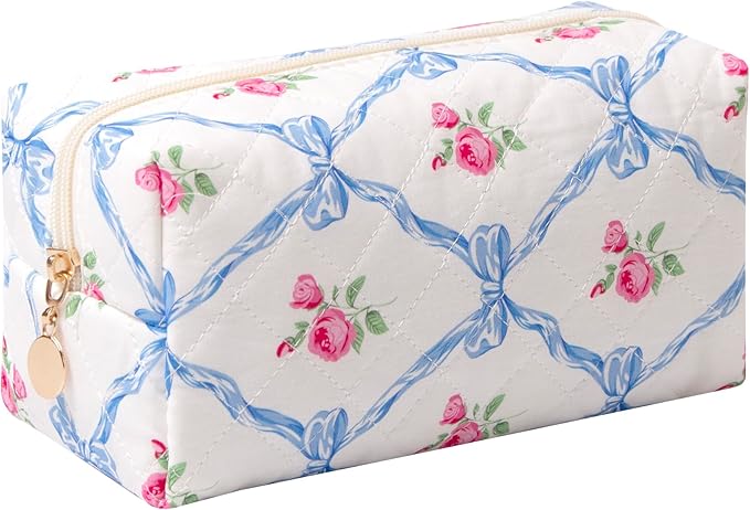 Pencil Case Office College School Storage Bag Pouch Holder Box Organizer Makeup Pouch Cosmetic Bag Aesthetic Cute Pen Case for Girls Boys Kids (C)