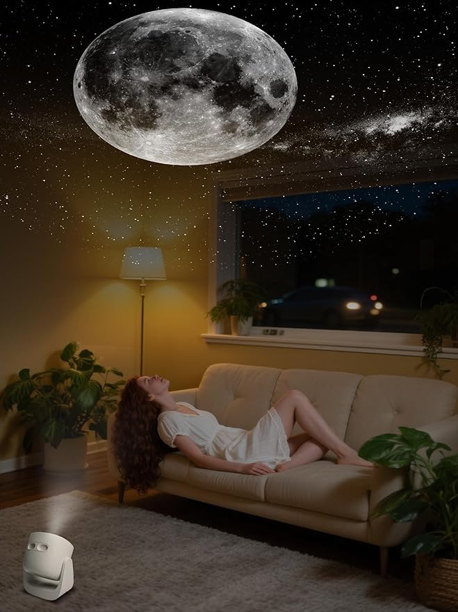 Galaxy Star Projector for Bedroom, Home Planetarium Night Light Projector with Timer High-Definition Soft Light for Relax, Kids, Ceiling, Room Decoration, Gifts