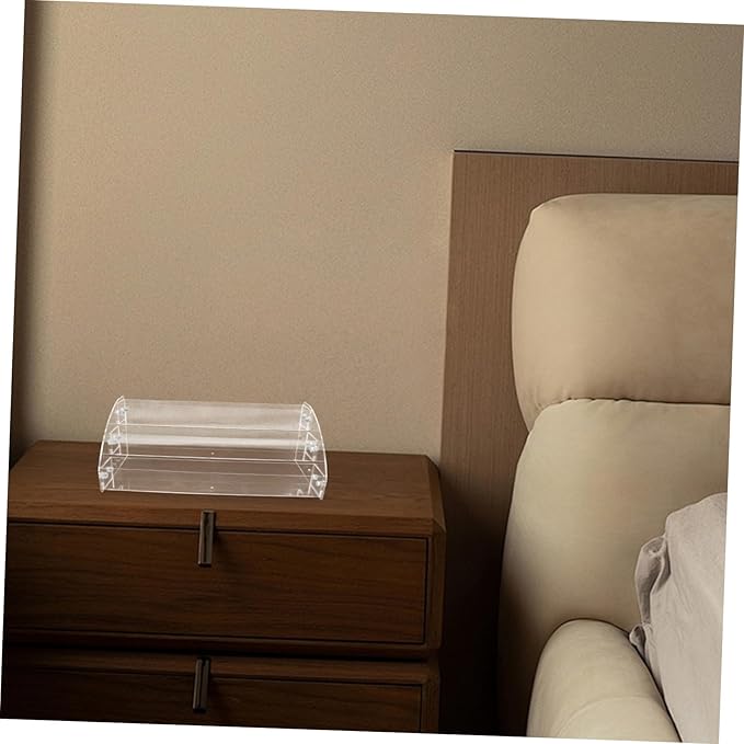 OUNONA Display Riser for Perfume Organizer Makeup Holder for Dresser and Vanity Compact Storage for Efficient Desktop Display