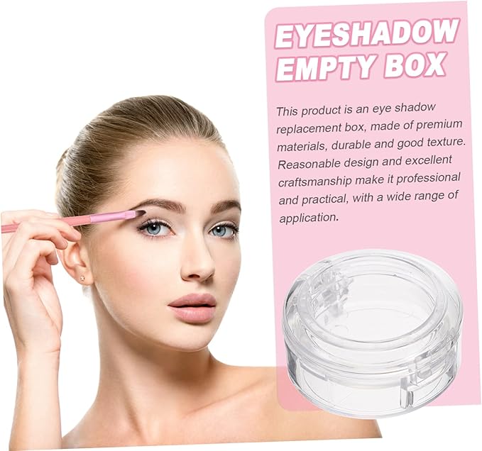 8pcs Box Eyeshadow Containers Makeup Organizer for Vanity Eyeshadow Case Holder Makeup Organiser Eyeshadow Compact Case Eyeshadow Palette Eyeshadow Pot Cosmetics Makeup Case Abs