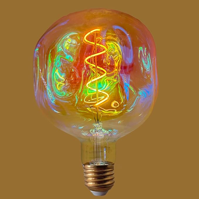 SD LUX Oversized Vintage LED Light Bulbs 5W, Medium Base E26, Giant Huge Edison Bulb Large Full Color Decorative Bulbs, Dimmable 250LM(25W Equi) Pendant Lighting Warm White 2200K,1 Pack (G150C)