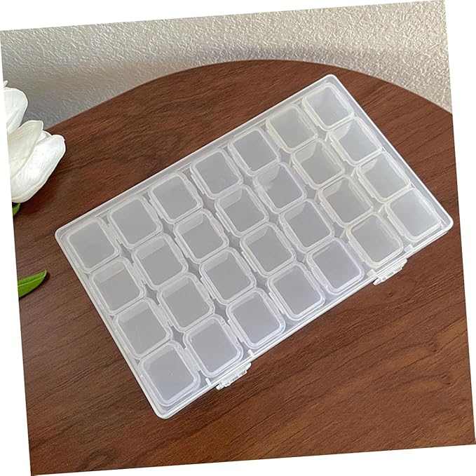 PRETYZOOM Small Jewelry Holder Box Portable Earring Organizer Makeup Organizer for Travel