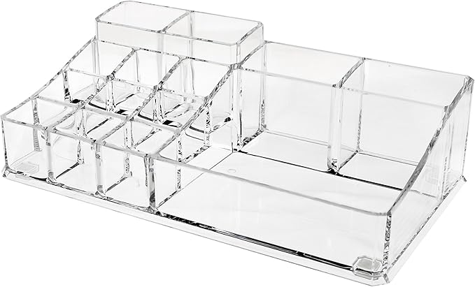 kieragrace Cosmetic Makeup and Jewelry Organizer, 14 Compartments