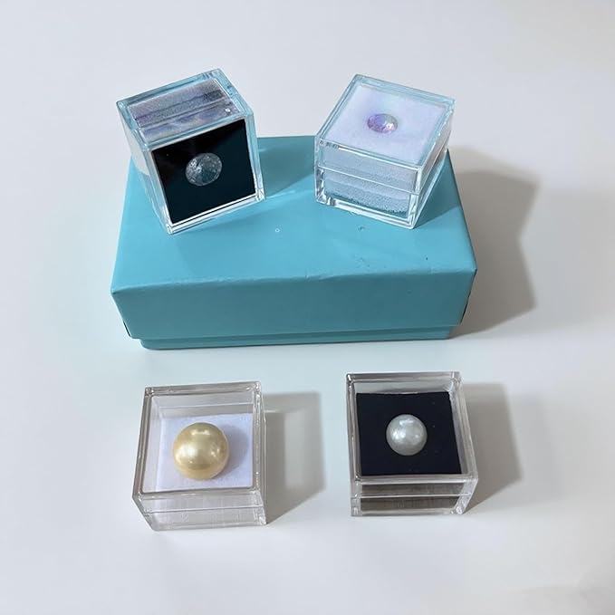 KissYou Small Acrylic Box with Lid Clear Candy Boxes for Display Graduation Wedding Birthday Party Candy Boxes Acrylic Decoration Plastic Square Cube