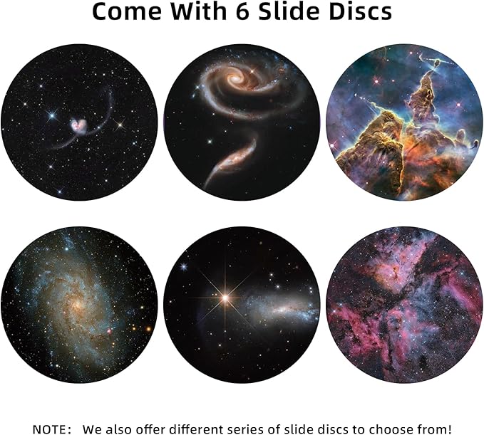 Realistic Discs - Discs for Ainael Galaxy Projector, 5k Ultra HD Slide for Home Planetarium, 6 Discs Set Without Projector (Nebula 4)