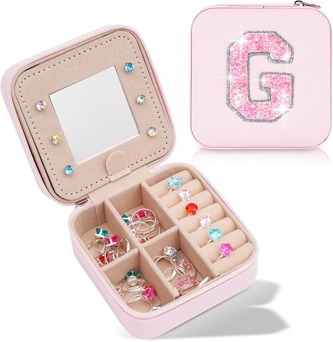 Uygafly Graduation Gifts for Women Teen Her,Fashion Jewelry Case Cute Trendy Stuff Graduation Essentials Accessories | Pink,G