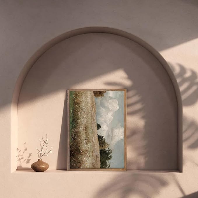 uniro Vintage Wall Art Decor Prints Farmhouse Wall Decor Vintage French Country Canvas Wall Art Prints Nature Landscape Flower Botanical Painting Poster Rustic Cottagecore Decor Retro Aesthetic