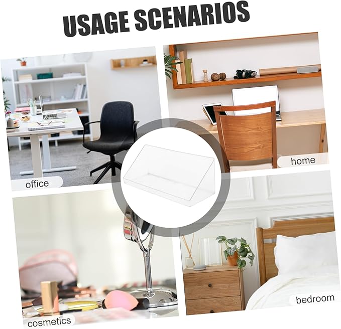 SOLUSTRE Books Storage Container Desktop Organizer Multiuse Storage Box for Books Makeup