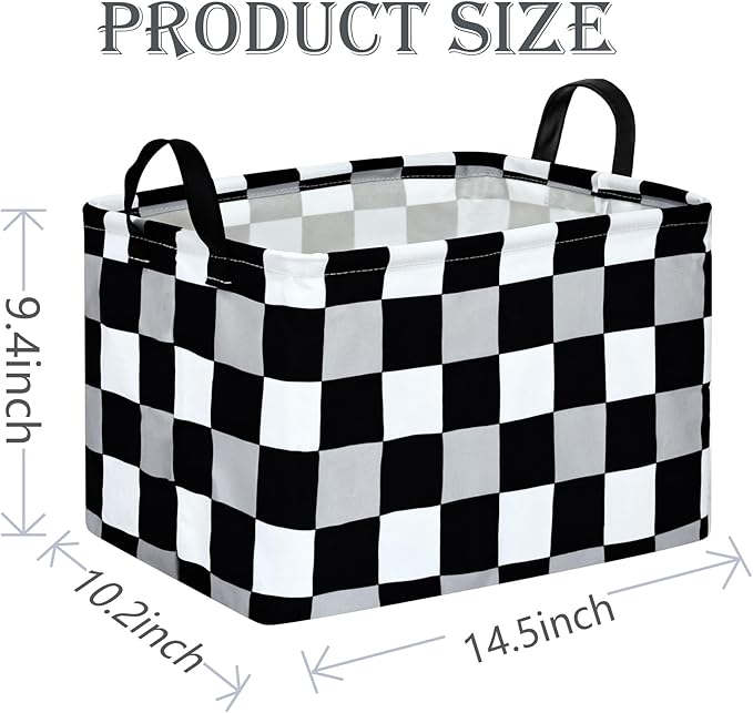 Rectangle Gift Shelf Nursery Storage Basket Laundry Hamper Storage Box and Bins for Home Clothes with Handles