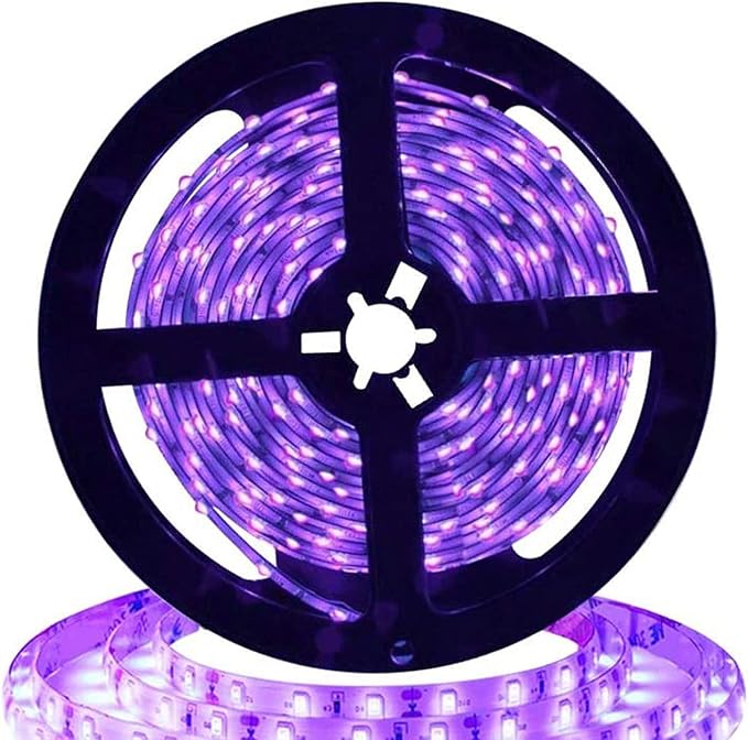 SUYOOULIN LED Strip Lights, SMD 2835 LED Strip, DC12V 1200LEDs 16.4Ft 26000LM High Density LED Light Strips Tube Waterproof IP67, 3 Times Brightness Than SMD3528 LED Strip, Purple