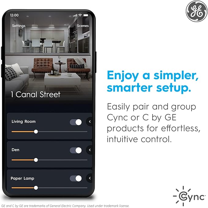 Cync GE Dynamic Effects Smart LED Light Strip with Music Sync, Color Changing Outdoor Light Strip, Compatible with Alexa and Google Home, 16ft Waterproof Light + Power Supply