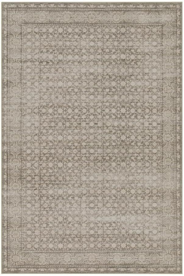 10x14 Washable Area Rug for Living Room, Extra Large Neutral Vintage Boho Rugs for Dining Room, Kids Room, Farmhouse, Durable Low Pile Non Slip Carpet for High Traffic Areas, Apricot