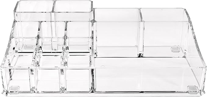 kieragrace Cosmetic Makeup and Jewelry Organizer, 14 Compartments