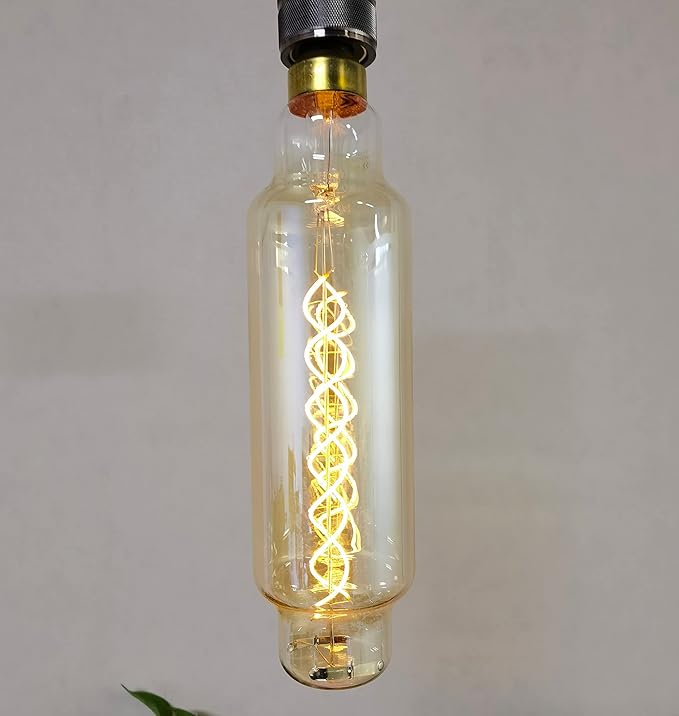 SD LUX Oversized Vintage Giant LED Light Bulb Huge Edison Bulb - Dimmable, 8W 450LM (50W Equi), Warm White 2200K, Medium E26 Base - Perfect for Decorative Pendant Lighting, 1 Pack (TT80)