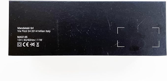 HALO EDITION Mag 2 Sunset Lamp - The Original - Portable Battery Light, Designed by Mandalaki in Italy, Dimmable LED Lamp, Flashlight, Magnetic System, USB-C Cable, Suspension Kit, IP54, 142x28 mm