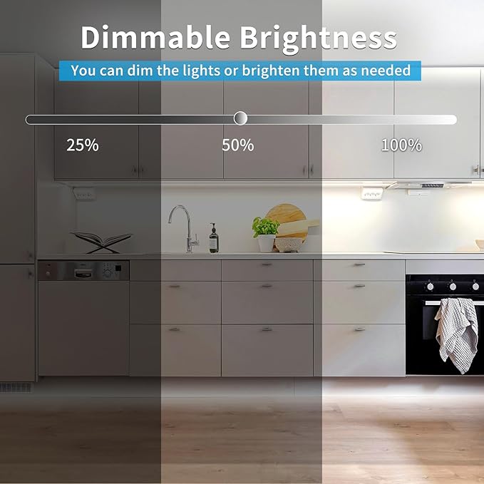 COB LED Strip Lights 100ft,6000K DC 24V Dimmable White Flexible LED Lights Strip for Bedroom,with Remote and app Control LED Rope Lights for Living Room,Shelf,Cabine,Bed(2 Rolls of 50ft)