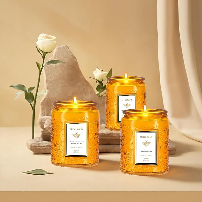 Mother’s Day Candles Gift Set for Mom, Natural Soy Wax Scented Jar Candles 6-Pack, Aromatherapy Candles for Home, 42oz 300 Hours Long Lasting, Gifts for Women