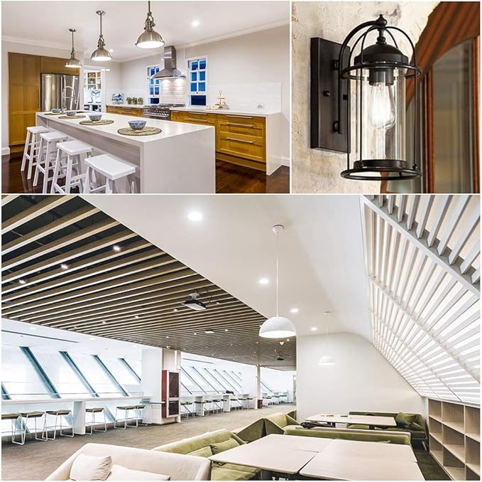 Leools Dimmable Edison LED Bulb 10W,Equivalent 100Watt, Antique Style ST64 LED Filament Bulbs,Neutral White 4000K, 1200LM, E26 Base Lamp for Restaurant,Home,Reading Room, 4 Pack.