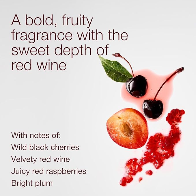 Bath & Body Works Black Cherry Merlot 3-Wick Candle - Scented Candle for At-Home Use - Long-Lasting, Room-Filling Fragrance - High Fragrance Oil Concentration - Soy Wax Blend - 2-Pack