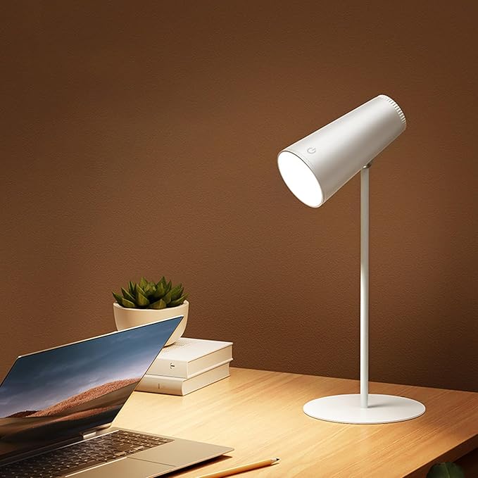 Kikumi LED Sunset Desk Lamp Projector Adjustable Brightness Eye Care Multifunctional Bedside Table Lamp