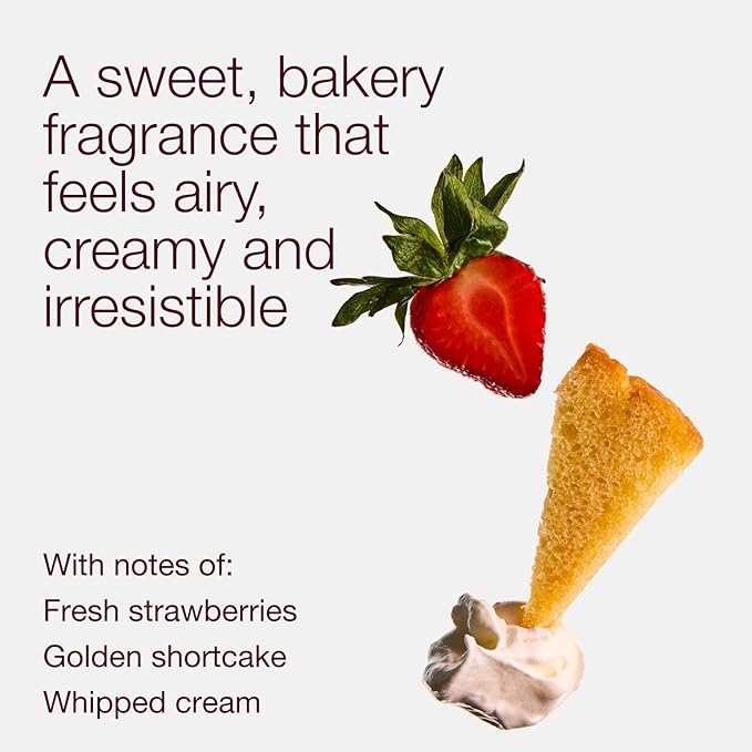 Bath & Body Works Strawberry Pound Cake 3-Wick Candle - Scented Candle for At-Home Use - Long-Lasting, Room-Filling Fragrance - High Fragrance Oil Concentration - Soy Wax Blend