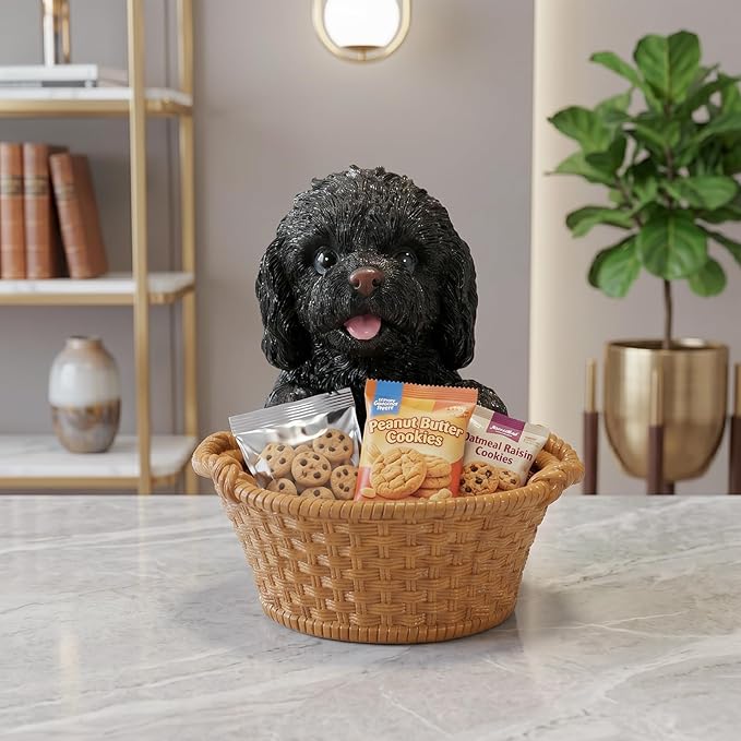 French Bulldog Candy Bowl for Office Desk - Decorative White Frenchie Storage Basket for Keys and Entryway Table - Unique Dog Lover Gift, Small Animal Decorative Bowl for Home Decor