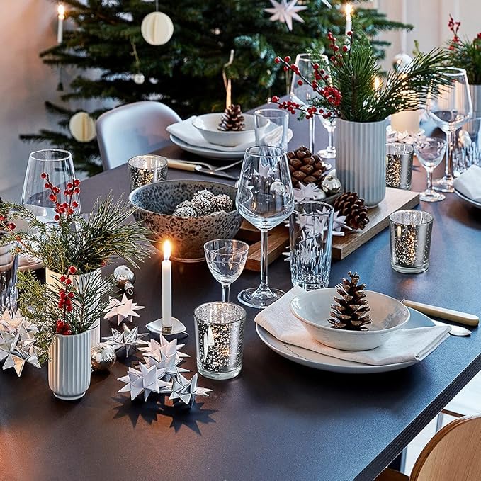 LETINE Silver Votive Candle Holders Set of 36 - Speckled Mercury Silver Glass Candle Holder Bulk - Ideal for Valentine's Day Decorations Indoor，Spring&Summer Wedding Centerpieces，Home Decor