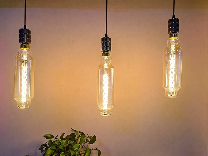 SD LUX Oversized Vintage Giant LED Light Bulb Huge Edison Bulb - Dimmable, 8W 450LM (50W Equi), Warm White 2200K, Medium E26 Base - Perfect for Decorative Pendant Lighting, 1 Pack (TT80)