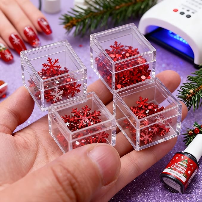 KissYou Small Acrylic Box Clear Candy Boxes with Lids Plastic Square Cube Jewelry Storage Contanier Wedding Graduation Party Favor Decorative Boxes