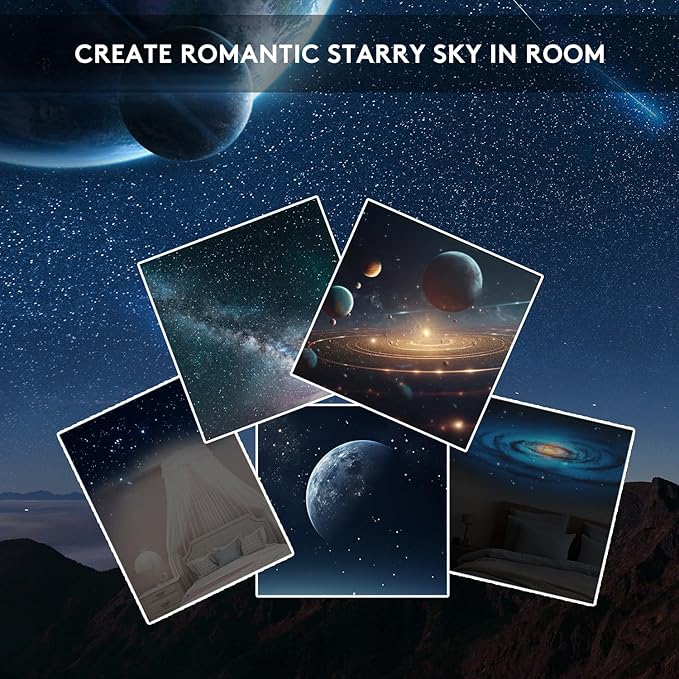 Planetarium Galaxy Projector13 in 1, Galaxy Light with 360° Rotating, Space Projector Nebula Star Night Light for Kids Adults Bedroom Ceiling Decor, Home Theater, Holiday Gift