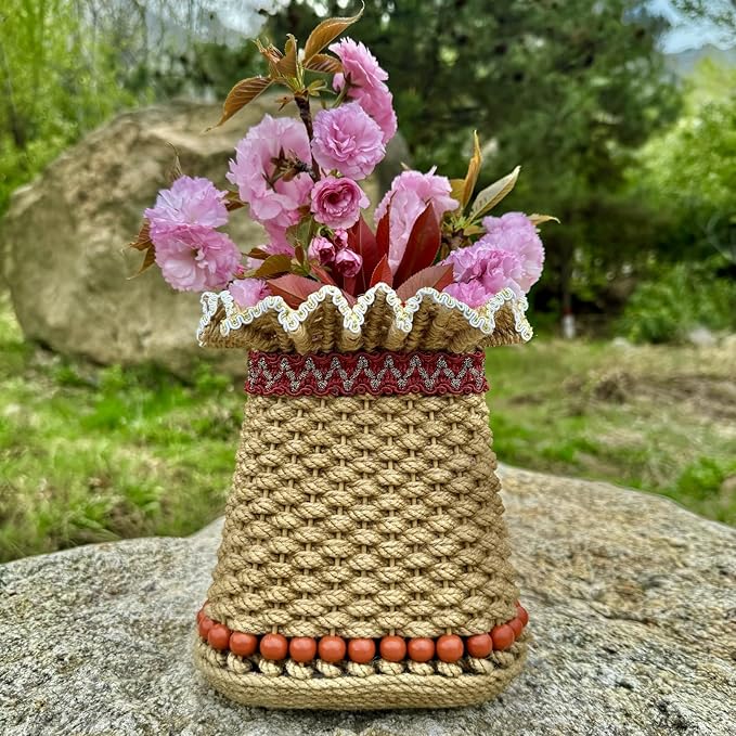 Zenpeace Wicker Basket, Suitable For Hand-Woven Basket In Bedrooms, Kitchens, Bathrooms and Living Rooms, for Organizing and Decorating Projects, Storage Various Items and Keys
