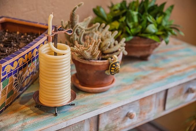 Candle by the Hour 48-Hour Candle Refill, Eco-friendly Natural Beeswax with Cotton Wick